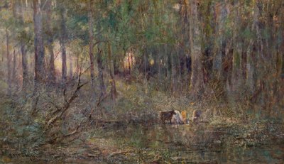 紫と金 作： Frederick McCubbin